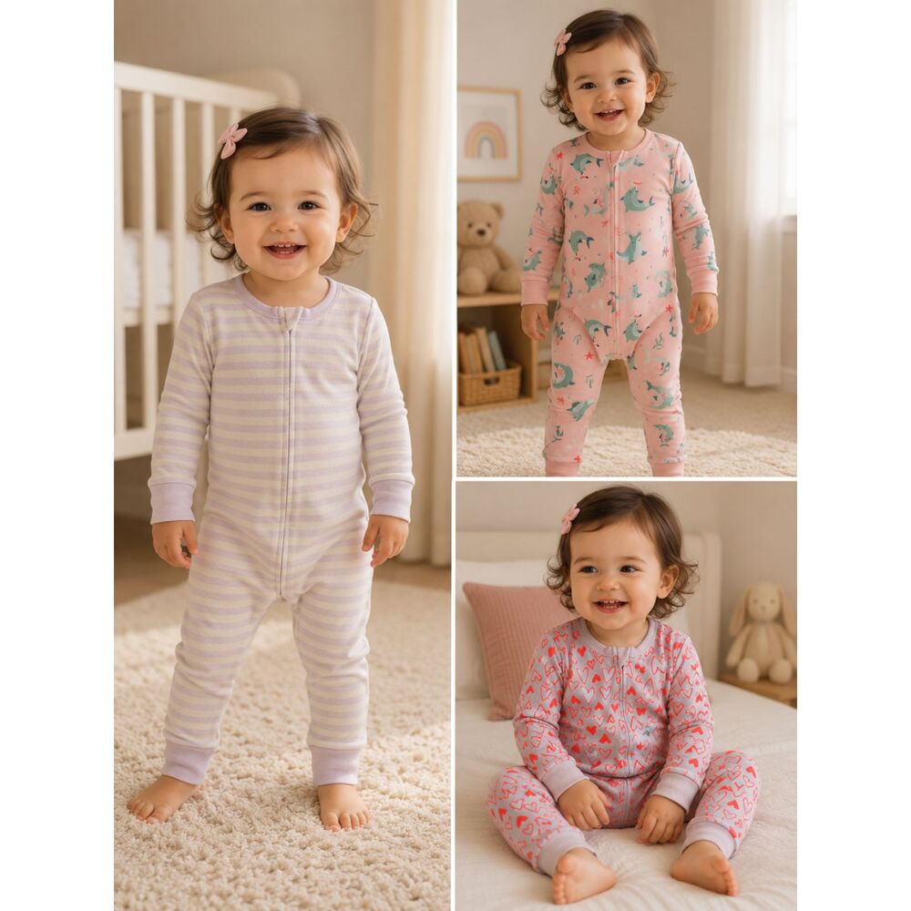 Old Navy Girls Pajama 4 Item Bundle Size 18-24 Months